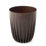 Doniczka Mira Eco 25 cm coffee espresso brązowy