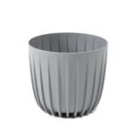 Osłonka niska Mira 13 cm szary