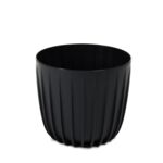 Osłonka niska Mira 24 cm czarny