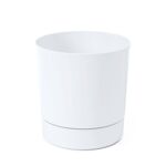 Donica z podstawką Aura 10,9 cm biały