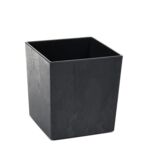 Donica Juca 25 x 25 cm beton czarny