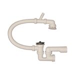 Syfon wannowy nadstropowy z kompletem montażowym