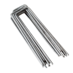 Szpilki ogrodnicze U 120 x 25,4 x 3 mm 20 sztuk srebrne