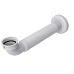 Półsyfon umywalkowy Universal z podejściem kolanowym, nakrętka plastikowa 5/4", odpływ fi32