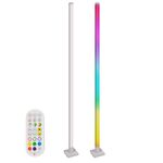 Lampa podłogowa LED Magical Lamp RGB z pilotem + czujnik głosu biały GOLDLUX