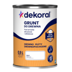 Grunt do drewna pod emalie akrylowe i alkidowe biały 0,9 l Dekoral