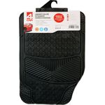 Komplet dywaników PVC korytko przód MULTI-LUX czarne 2 szt. 4CAR