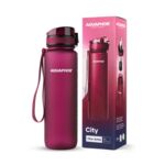 Butelka filtrująca City 1000 ml bordo