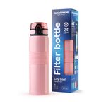 Butelka termiczna filtrująca City Cool 500 ml pudrowy róż