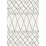 Dywan Casa 160 x 230 cm aztecki biało-czarny