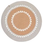 Dywan okrągły Dona 100 cm brązowo-szary