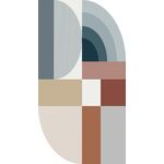 Dywan Oslo nowoczesny 80 x 150 cm wielokolorowy wz1