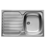 Zlewozmywak INTL 80 x 50 cm 1B1D 2-stronny LEN Pyramis