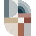 Dywan Oslo nowoczesny 120 x 160 cm wielokolorowy wz1