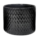 Osłonka ceramiczna Kali L 21 cm czarny