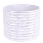 Osłonka ceramiczna Onde S 12 cm jasnoszary