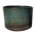 Osłonka ceramiczna Tresillo M 17 cm zielony