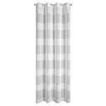 Zasłona gotowa Agata 140 x 250 cm przelotki biały