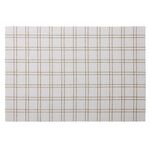 Podkładka Avilia 45 x 30 cm kratka biało-złoty