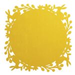 Podkładka Rabbit filcowa kwadratowa 38 x 38 cm żółty