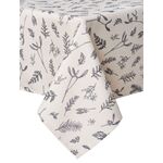 Obrus Prove 140 x 180 cm liście beżowy