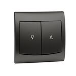 Łącznik żaluzjowy ŁP-7V czarny VEGA Polmark