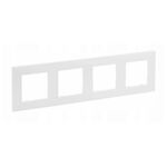 Ramka poczwórna NILOE STEP biała LEGRAND