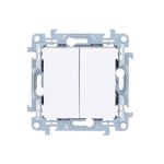 Łącznik świecznikowy moduł 10 AX 250 V zaciski śrub biały SIMON10