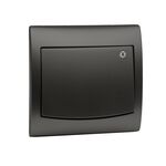 Łącznik światło ŁP-5V czarny VEGA Polmark