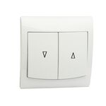 Łącznik żaluzjowy ŁP-7V biały vega