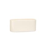 Osłonka ceramiczna ogródek storczyk 40 x 16,5 cm krem połysk symbol 650