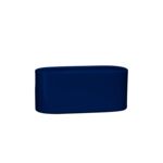 Osłonka ceramiczna ogródek storczyk 32 x 16,5 cm granatowy połysk symbol 649