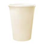 Doniczka ceramiczna z podstawką palma (palmowa) krem 24 cm