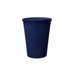 Doniczka ceramiczna z podstawką palma (palmowa) granatowy 24 cm