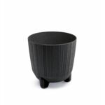 Doniczka Ryfo N Eco Wood 14,5 cm kawa ciemnobrązowy