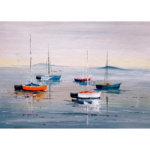 Obraz na płótnie 50 x 70 cm Statki