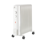Grzejnik olejowy z termostatem 11 żeber 2500 W biały