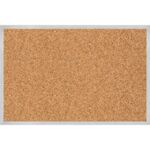 Tablica korkowa 40 x 60 cm srebrny