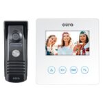 Wideodomofon "eura" VDP-52A3 "atira" biały ekran 4,3'' obsługa 2 wejść