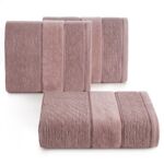 Ręcznik EMMA pudrowy róż 70 x 140 cm