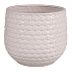 Osłonka szkliwiona 19 cm biały