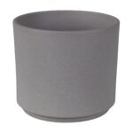 Osłonka cylinder 14 cm struktura jasny grafitowy
