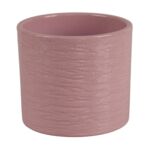 Osłonka cylinder 13 cm gravur kamienny różowy