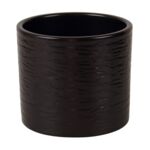 Osłonka cylinder 15 cm gravur kamienny czarny