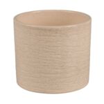 Osłonka cylinder 17 cm gravur kamienny beżowy