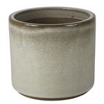 Donica szkliwiona 38 x 34 cm mróz szary