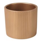 Osłonka cylinder Verical 17 cm złoty