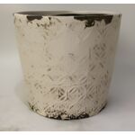 Osłonka ceramiczna 14 cm biały
