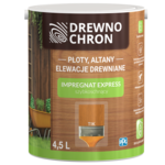 Impregnat EXPRESS szybkoschnący tik 4,5 l Drewnochron