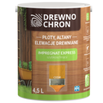 Impregnat EXPRESS szybkoschnący cedr 4,5 l Drewnochron